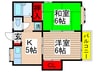 シティコ－ポ２１Ａ棟 2Kの間取り