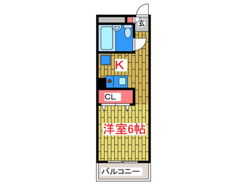 間取図 昭島コ－トエレガンスＤ棟