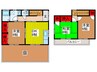 篠原様方貸家 3DKの間取り