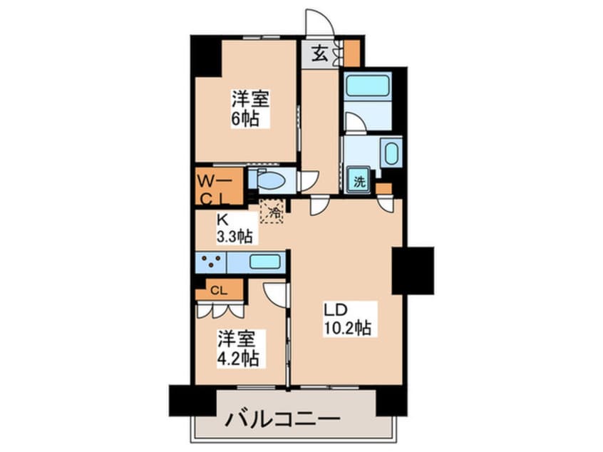 間取図 BLESS宮崎台