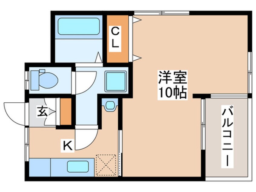 間取図 コスモ国立