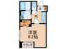 LOVE　CAT 1Kの間取り