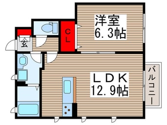 間取図 グリーンフォレストD