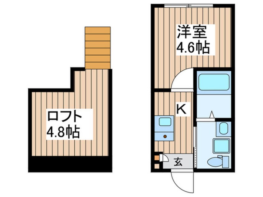 間取図 ハーモニーテラス東小岩Ⅲ