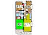 オ－キットコ－ト東浦和 3LDKの間取り