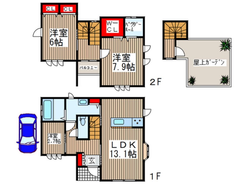 間取図 カサブランカ