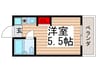 湯田コ－ポ 1Rの間取り