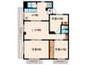 豊ビル 3LDKの間取り