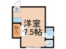 北野方荘　Ｂ棟 1Rの間取り