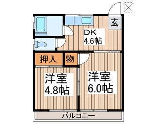 間取図 第一ながつたコ－ポ