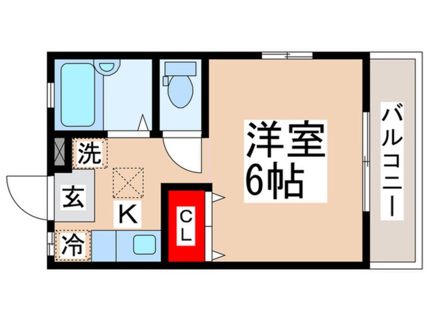 間取図 澤登ハイツＢ