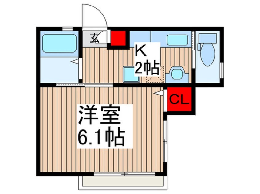 間取図 カーサビアンコ