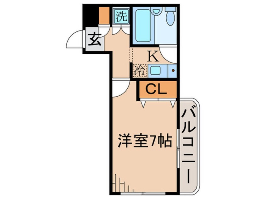 間取図 ラフォ－レ金町