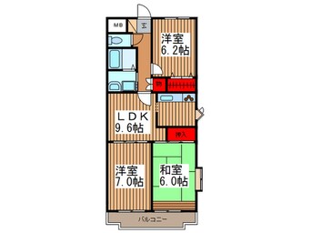 間取図 エレガンス春日部