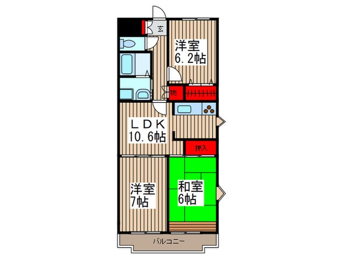 間取り図 エレガンス春日部