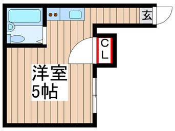 間取図 大内第二コーポ