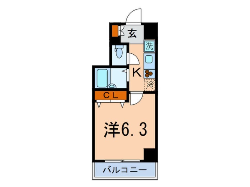 間取図 ステ－ジファ－スト白山(501)