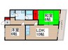 紀伊国屋マンション 2LDKの間取り