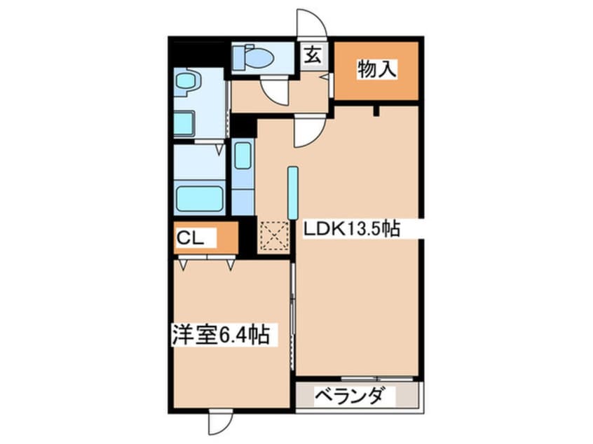 間取図 ＭＧＭ　ＢＬＤＧ．Ⅱ