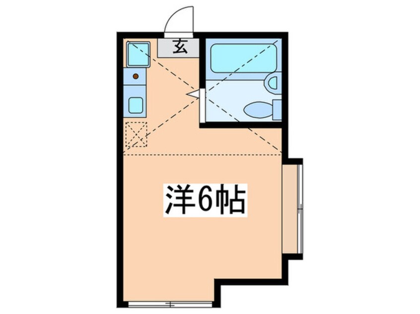 間取図 ウィル東府中２