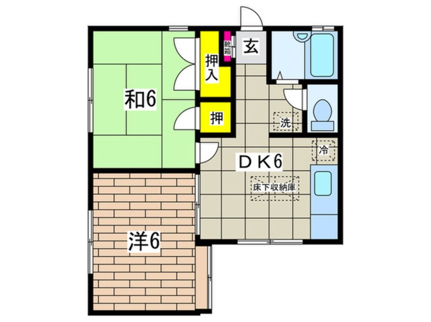 間取図 衣笠サニーハイツ