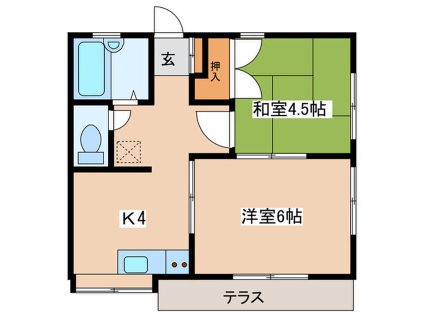 間取図 衣笠サニーハイツ