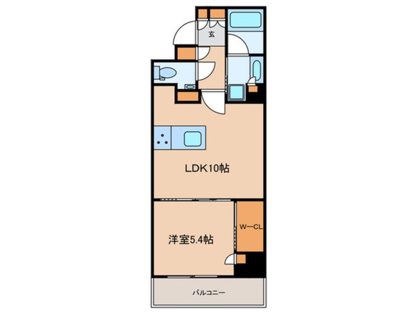 間取図 ザ・パークハビオ文京江戸川橋