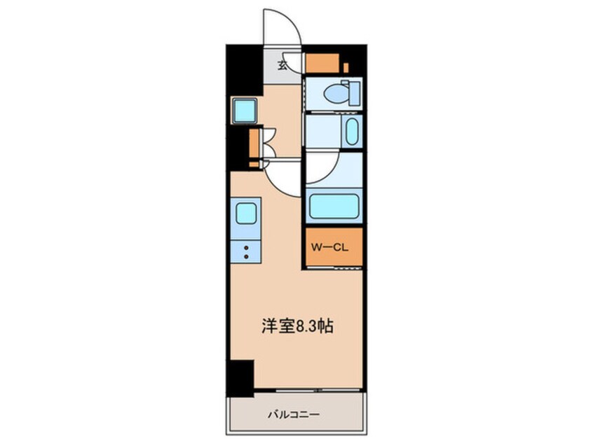 間取図 ザ・パークハビオ文京江戸川橋