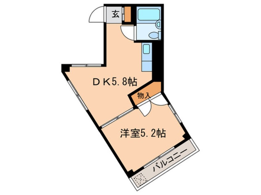 間取図 コ－プ経堂