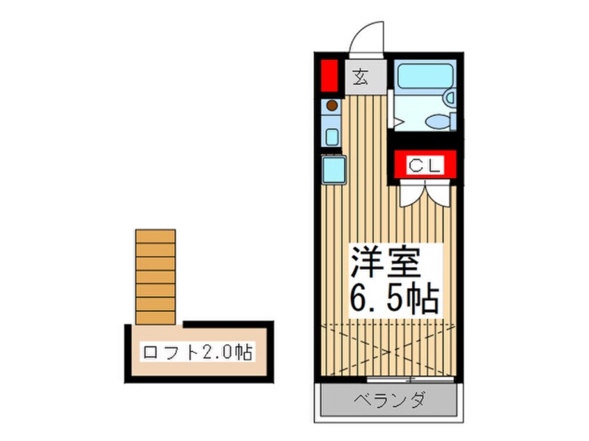 間取図 センチュリ－ハイム霞ヶ関