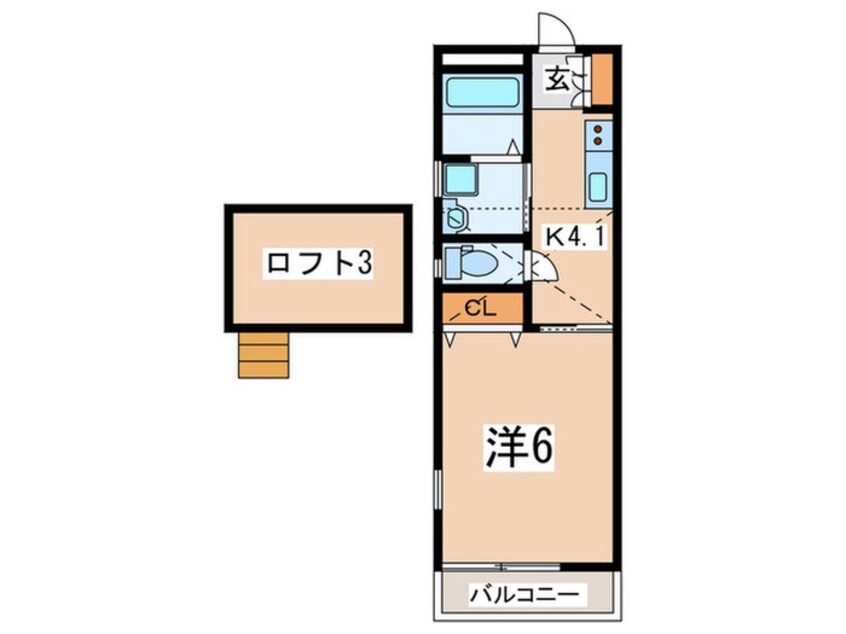 間取図 ＯＫメゾン六会