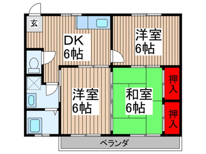 間取図 富士見ハイツ