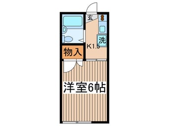 間取図 第一コーポ市瀬