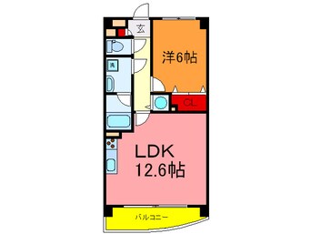 間取図 コンフォール浮間舟渡