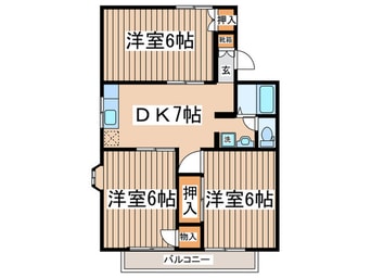 間取図 コーポ七草