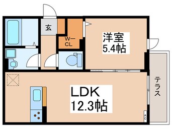 間取図 ブランエール白鳥