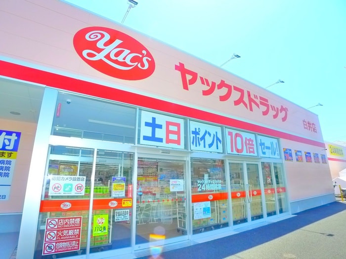 ヤックスドラッグ(ドラッグストア)まで1290m カーサモデラート