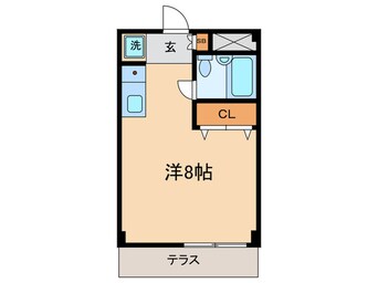 間取図 クレール上野毛