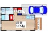 川越市下新河岸戸建 1Rの間取り