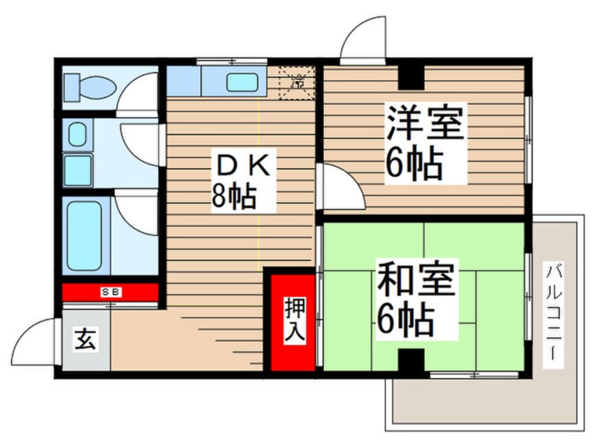 間取図 プライムホ－ムズ