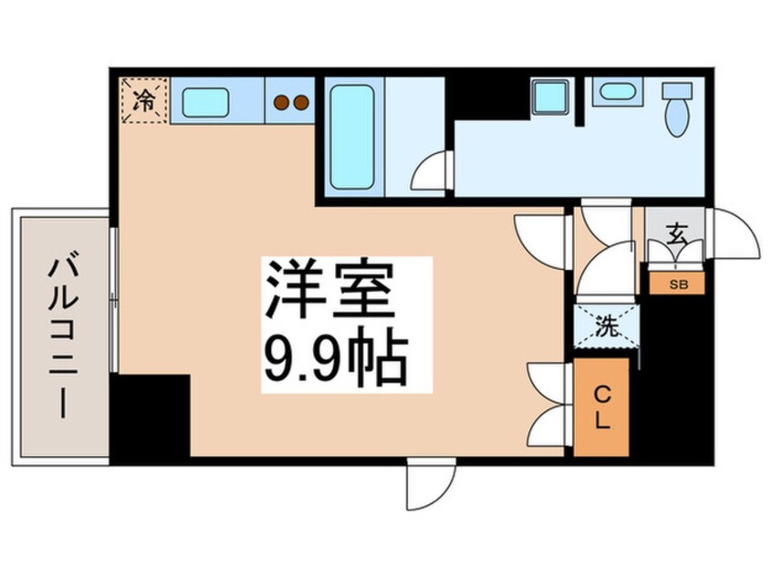 間取図 蔵前ロ－ズガ－デン