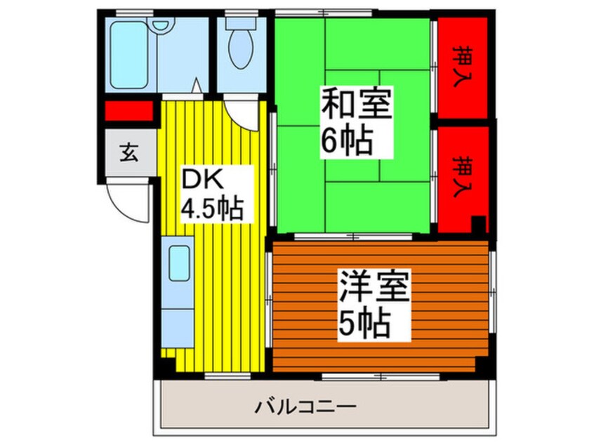 間取図 コーポヨシエ