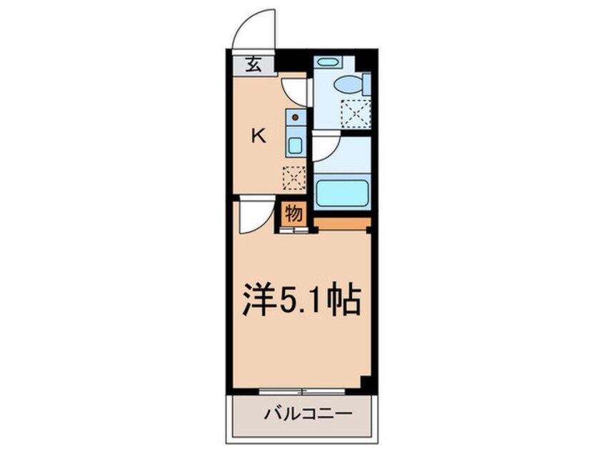 間取図 ハイツリバ－サイド