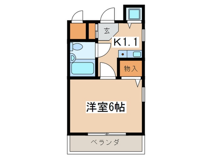 間取り図 ジョイフル幡ヶ谷弐番館