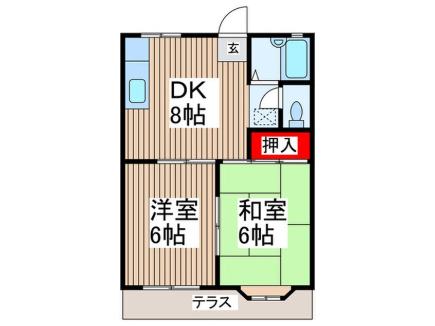 間取図 パールハイツ