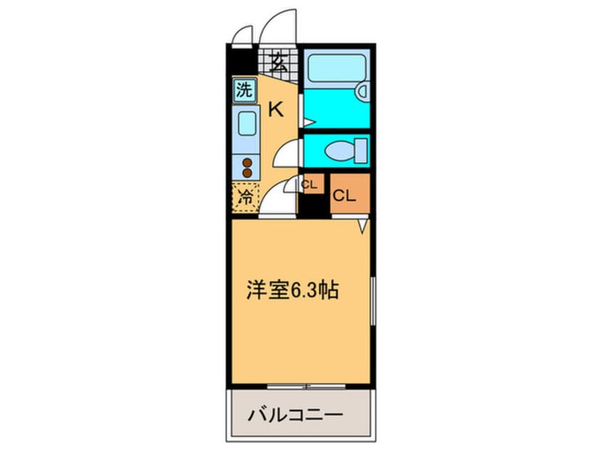 間取図 ティアラ梶ヶ谷弐番館
