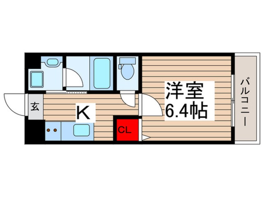 間取図 Ｃｒｅｓｔ　Ｍａｂａｓｈｉ