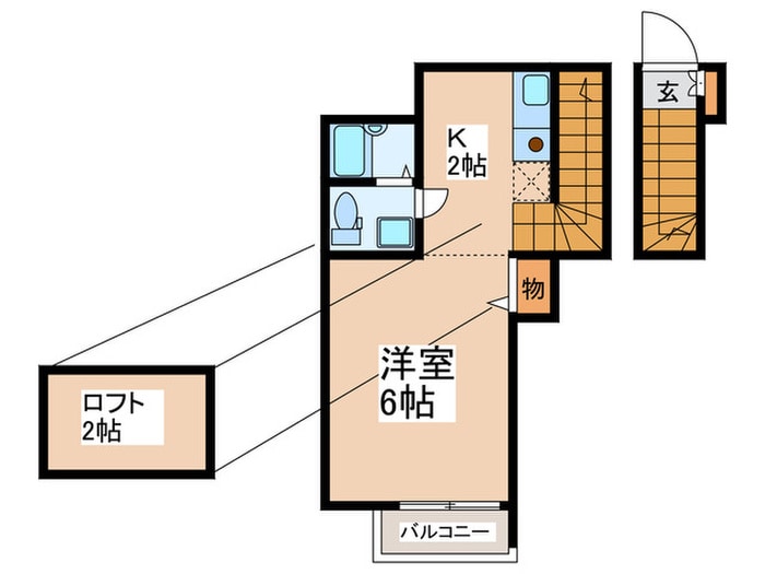 間取り図 ハ－ベスト西荻