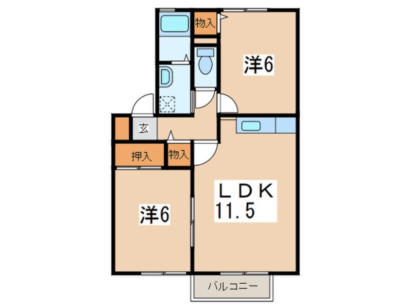 間取図 ライラック湘南