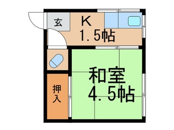 間取図 朝日荘